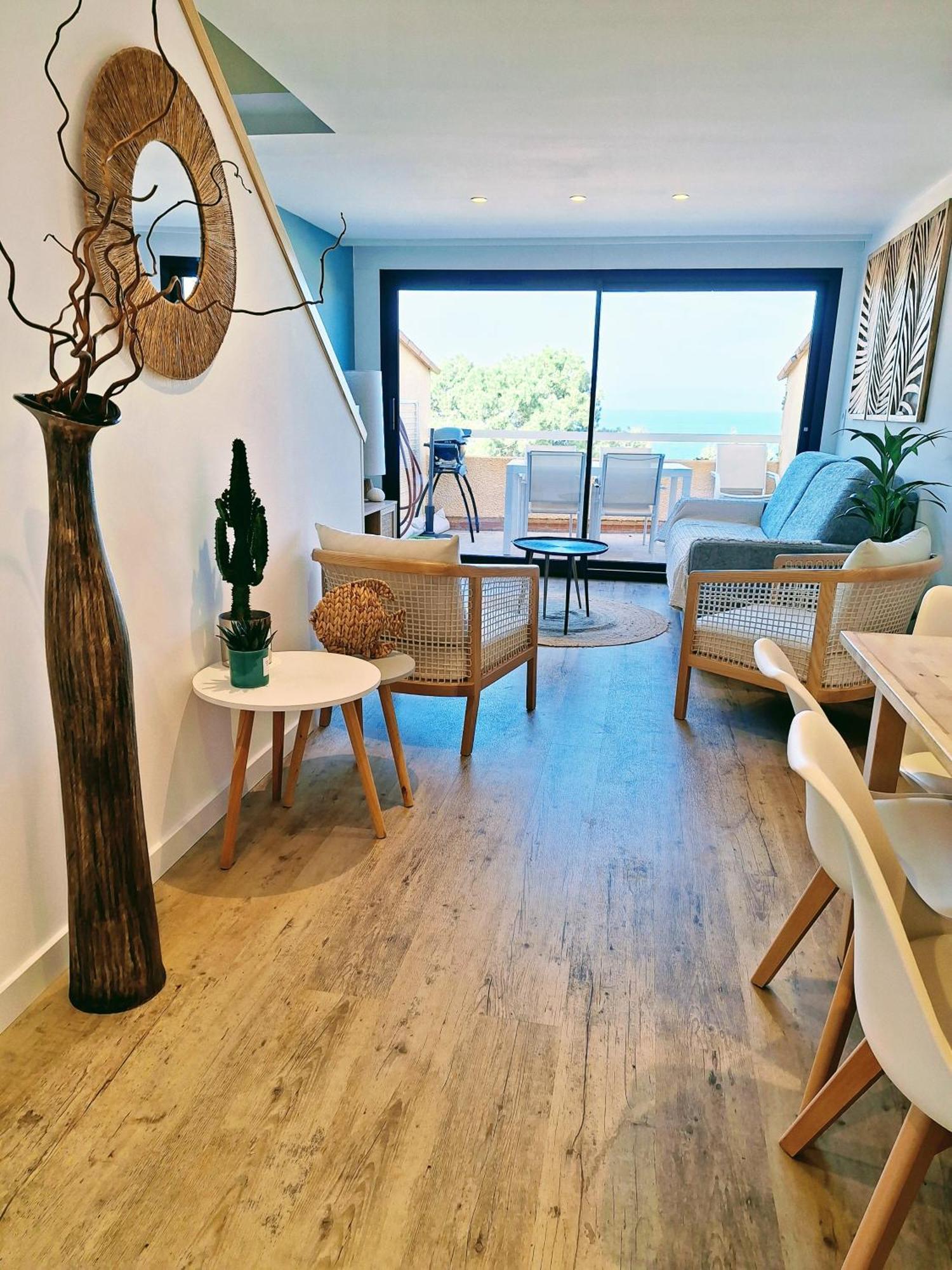 Superbe T3 Vue Sur Mer Parking Prive Classe 3 Etoiles Collioure Exterior foto